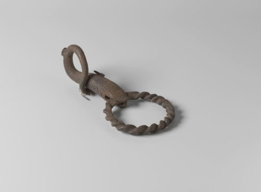 Twisted Ring, Held by a Fish, Presumably Part of a Doorbell Pull