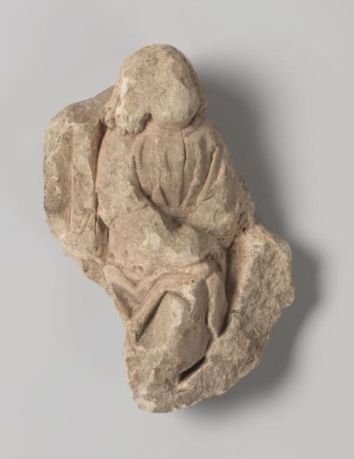 Angel, excavated at Utrecht near the old Franciscan monastery (fragment)