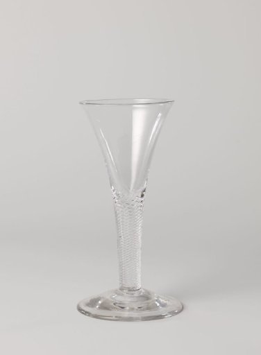 Sling glass with trumpet-shaped bowl
