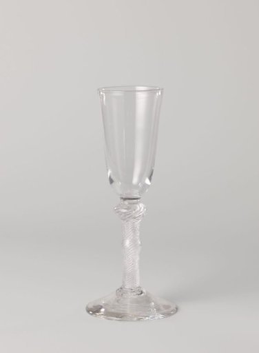 Sling glass with a conical bowl