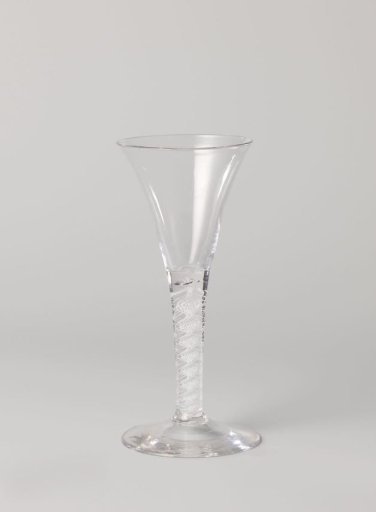 Sling glass with trumpet-shaped bowl