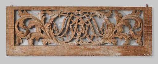 Transom of pine wood