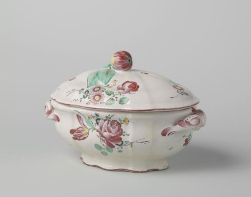 Earthenware soup tureen