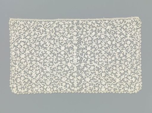 Slip of a jabot of needle lace