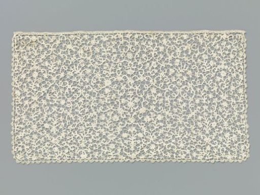 Slip of a jabot of needle lace