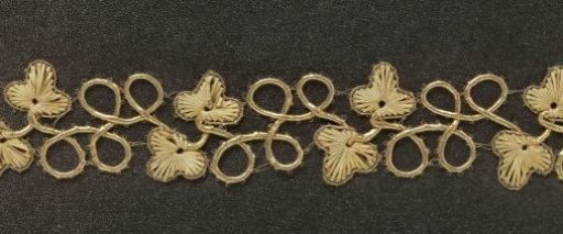 Fragment of gold braid