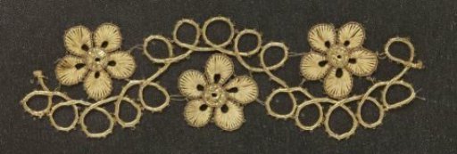 Fragment of gold braid