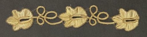 Fragment of gold braid