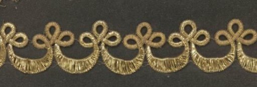 Fragment of gold braid