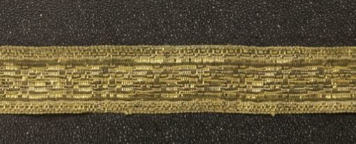 Strip of passementerie with gold thread