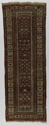 Runner with squares and bands