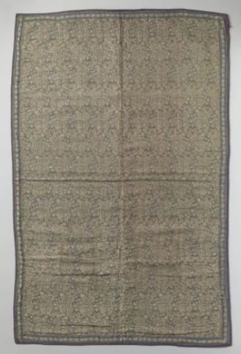 Carpet with serabent motifs, filled with flowers