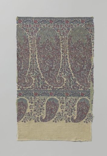 Fragment of a Carpet in Cashmere Shawl Technique