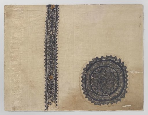 Textile fragment with orbiculus and clavus