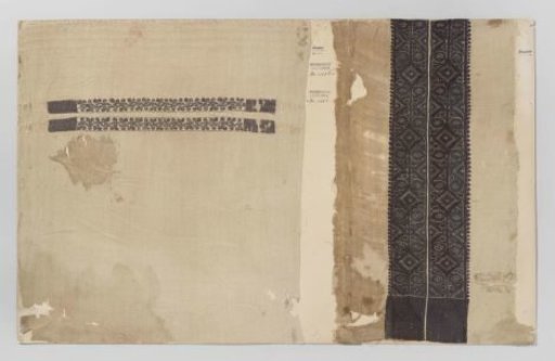 Textile fragment in tapestry work
