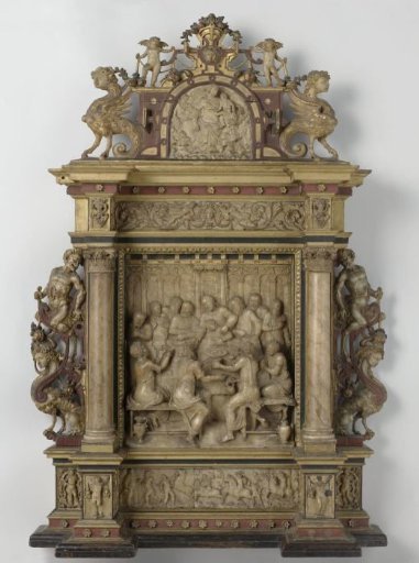 Domestic altar with the Last Supper