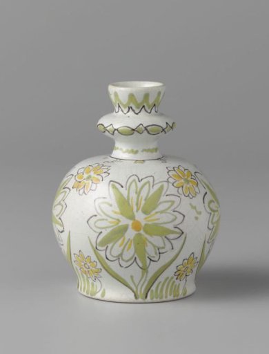 Vase with floral decoration