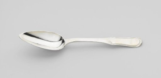 Spoon with birth inscription: Pieter de Clercq, Born 21 Jan, 1849