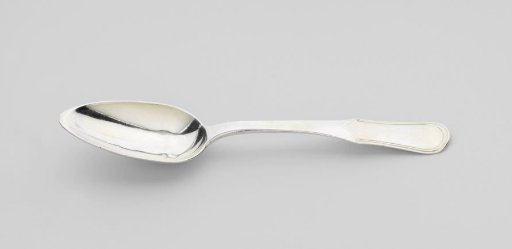 Spoon with birth inscription: Elisabeth de Clercq, Born 17 January, 1854