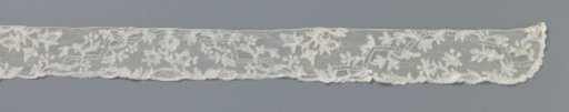Japanese Strip of Bobbin Lace with Zigzag Channel