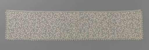 Jabot of Needle Lace with Volute Scrolls