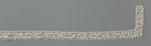 Strip of Needle Lace with Stretched Vine