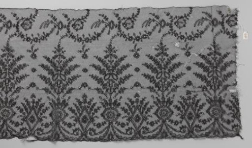 Strip of Bobbin Lace with Circles and Diamonds