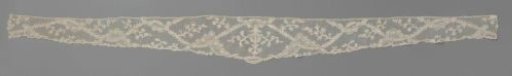 Lace engagement of needle lace