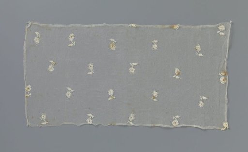Fragment of appliqué lace with putti