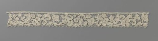 Strip of needle lace with double vines