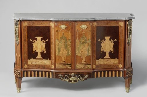 Commode and two cupboards
