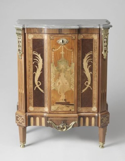 Commode and two cupboards