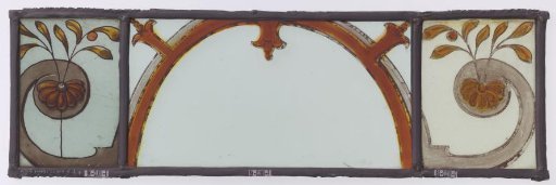 Square with geometric ornament