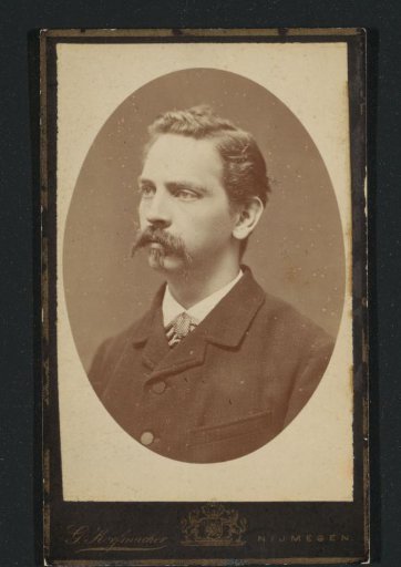 Portrait of Gustav Schnitzler, founder of the 'Gelria' umbrella factory