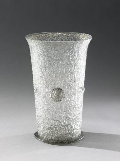 Goblet of ice glass