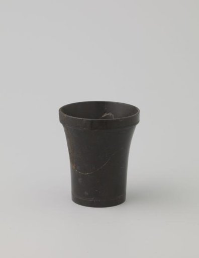 Cup of serpentine stone.