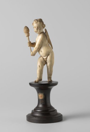 Amor in the form of an angel with a torch