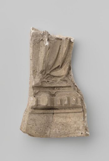 Front Mould of a Virgin and Child (?), Fragment