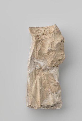 Front Mould of a Virgin and Child, Fragment