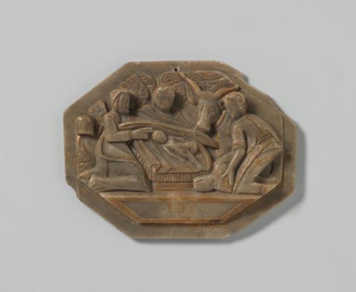 Relief with the Adoration of Jesus