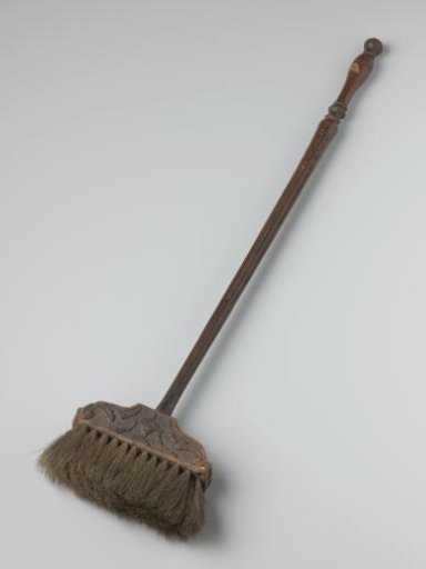 Carved wooden brush