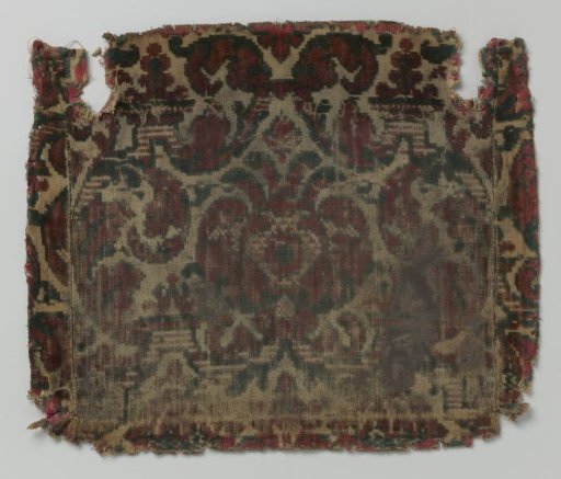 Fragment of shorn velvet