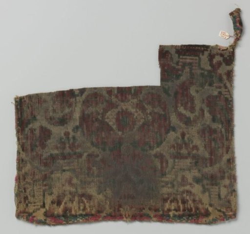 Fragment of cut velvet