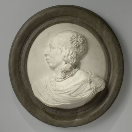 Portrait Medallion of Catherine Hooft