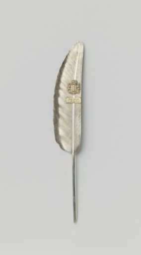 Prize medal with the coat of arms of Amsterdam and the year 1754