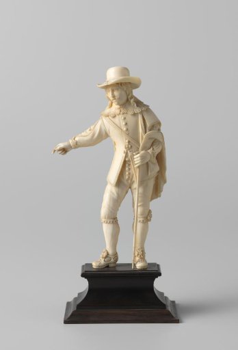 Male figure in the costume of Louis XIV