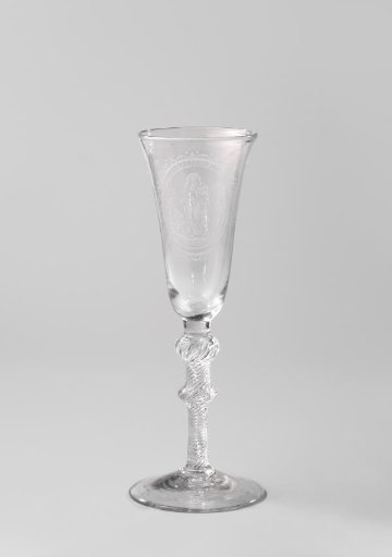 Drinking glass with an allegory of Love