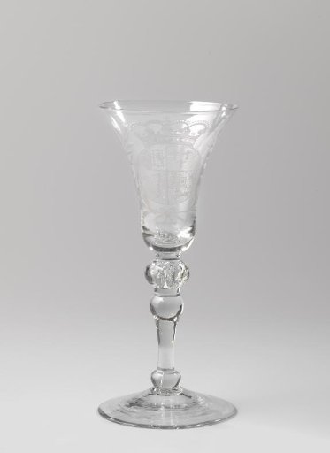 Goblet with the alliance arms of Anna of Hanover and William IV of Orange-Nassau