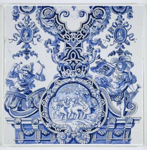 Three plates from a column