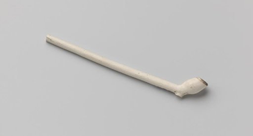 Marked clay tobacco pipe, damaged